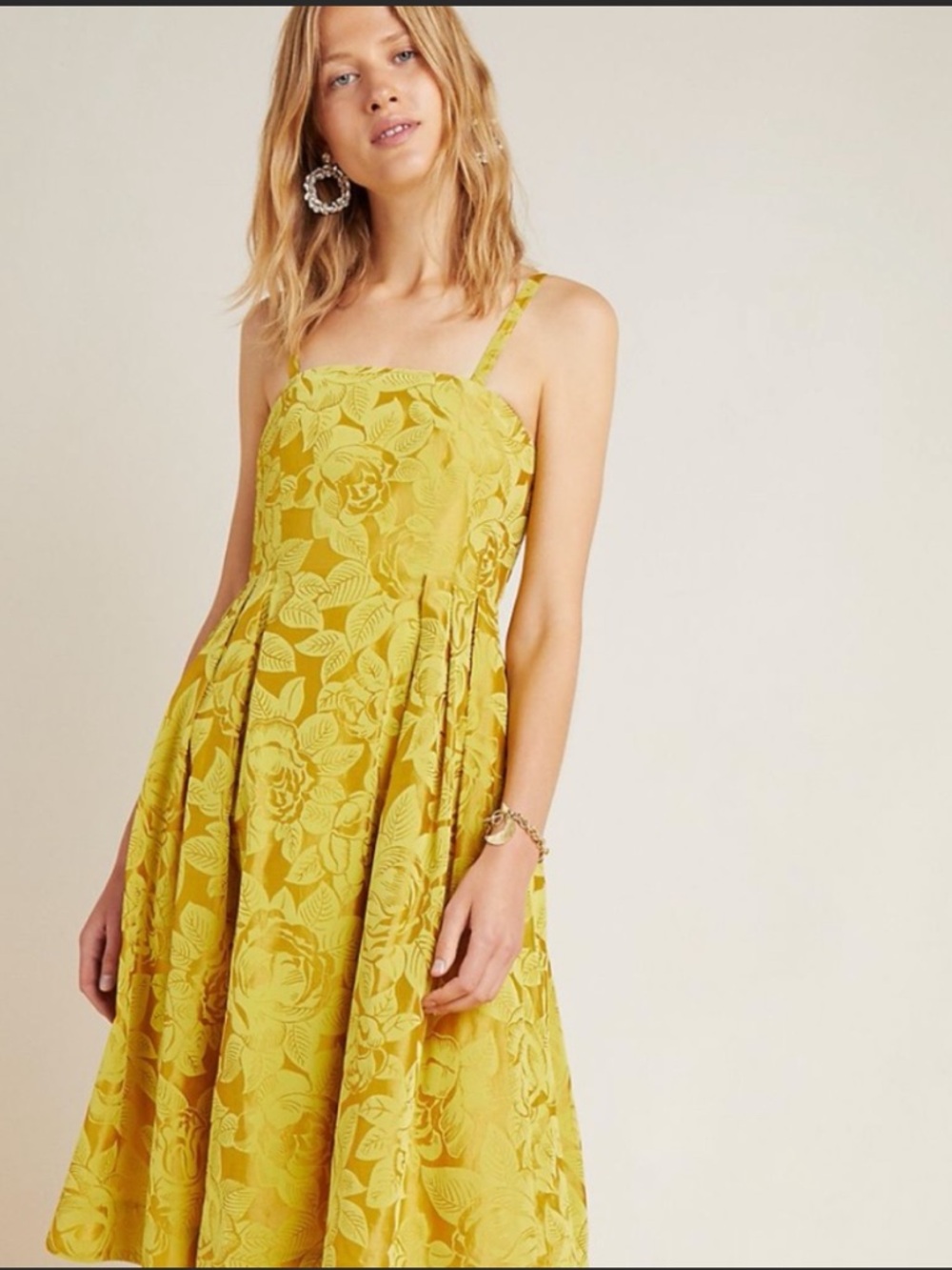 Maeve Yellow Floral Circle Skirt